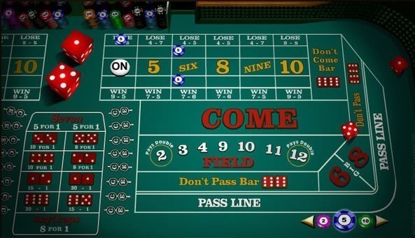 Описание игры в кости (крэпс)